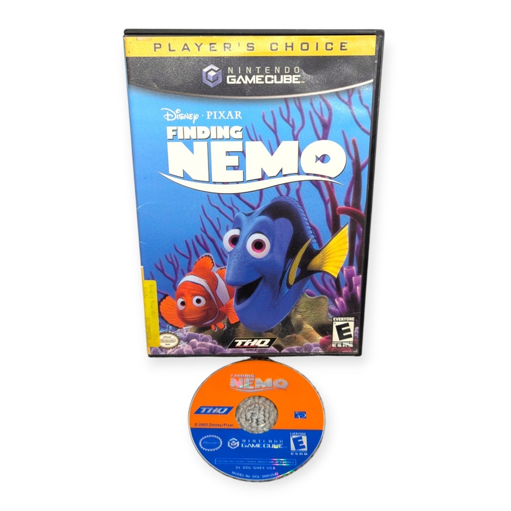 Disney Pixar Finding Nemo Nintendo GameCube Player's Choice Edition 2003 THQ